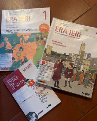 libro scuola media ERA IERI 1 storia