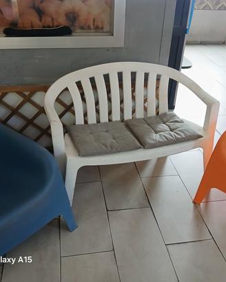 Poltrone sedie di plastica con cuscino 