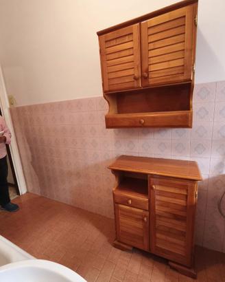 mobile in legno per bagno