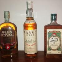 VARIE BOTTIGLIE DI WHISKY