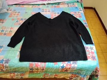 Pullover donna con scollo a V