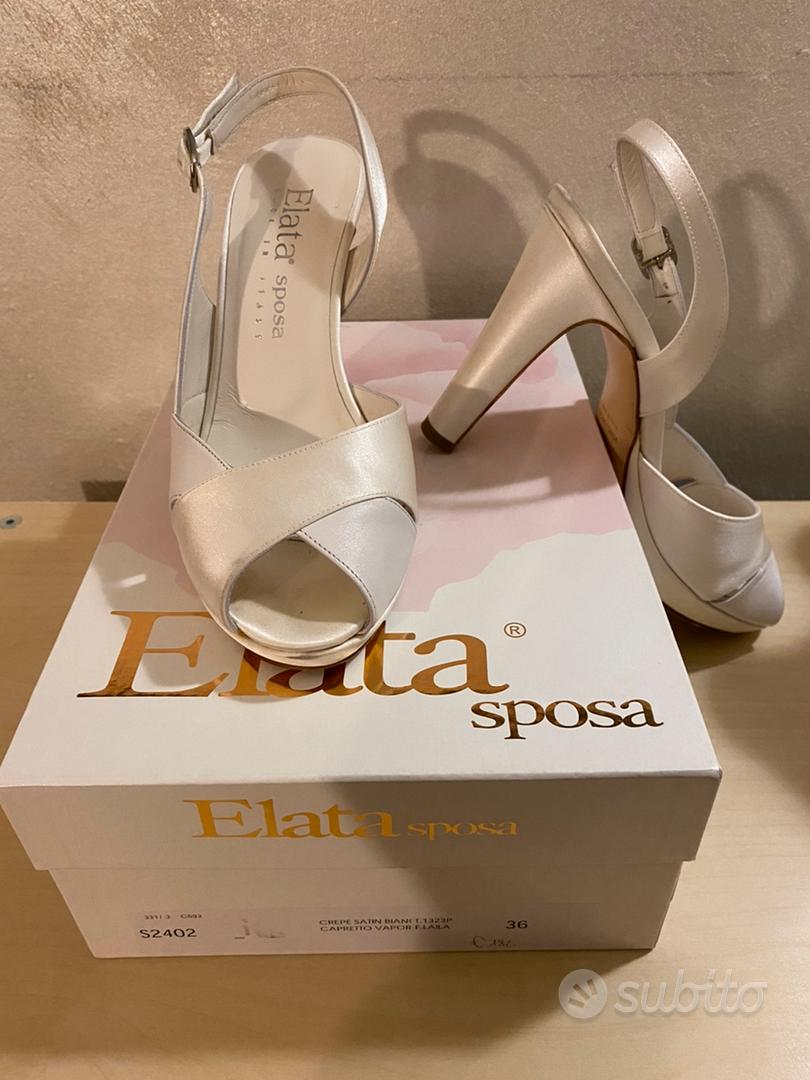 Scarpe da sposa Num. 36 ELATA SPOSA Abbigliamento e Accessori In vendita a Cuneo