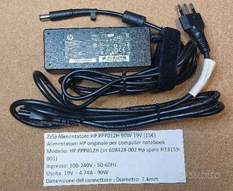 Alimentatore HP PPP012H 90W 19V