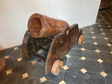 Cannone in legno d’ulivo