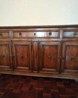 Credenza madia in legno stile classico 4 ante 