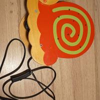 Lampada applique in legno per bambini