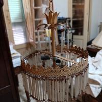 lampadario antico vintage vetro di murano