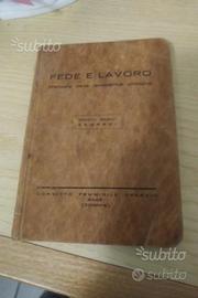 Azione Cattolica libricino Fede e Lavoro 1950