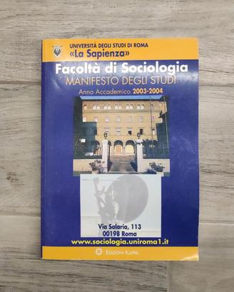 Libri facoltà Sociologia e Sc.Comunicazione da € 4