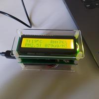 Sensore PM 2.5, temperatura, umidità