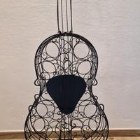Cantinetta vino e calici a violoncello
