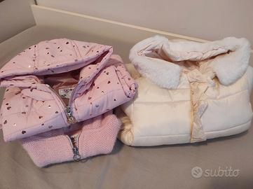 Set piumino, gilet e giacchetto bambina 12 mesi 