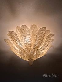 Plafoniera  e applique parete vetro Murano