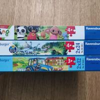 Set di 3 (x2) puzzle per bambini Ravensburger