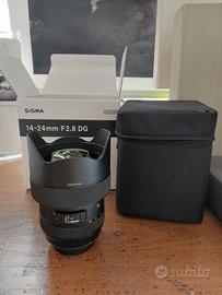 Sigma ART 14-24 2.8 Attacco Canon EF