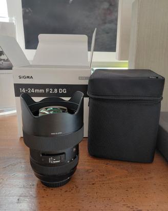 Sigma ART 14-24 2.8 Attacco Canon EF
