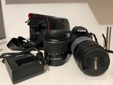 CANON EOS 1300D + EFS 18-55 mm+ EF 75-300mm