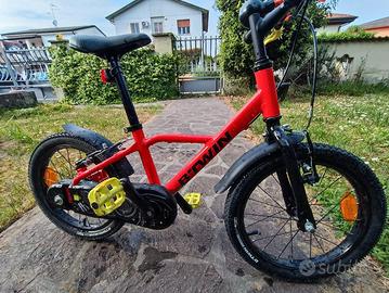 bici decathlon 16 pollici
