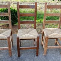   sedie in legno impagliate a mano