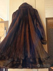 Pelliccia in VERO visone MOGANO tenuta benissimo