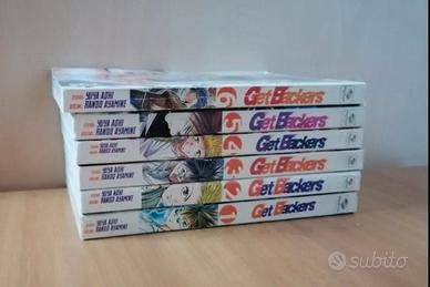 Lotto Manga Get Backers 1/6 serie completa 