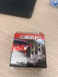 Lampadine Sirius Led Nuove H7 -H18 e kit T10
