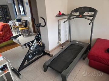 cyclette + tapis roulant 200 trattabili