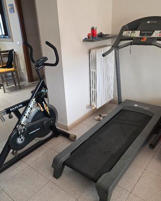 cyclette + tapis roulant 200 trattabili