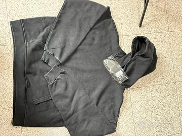 Felpa con Cappuccio Streetwear Fit Boxy Oversize