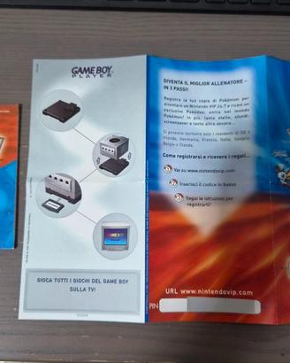 Manuale originale Pokemon rubino / zaffiro GBA ita