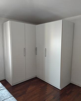 Armadio ad angolo Molteni 4 ante