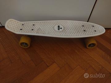 Skateboard Ridge Mini Cruiser Bianco