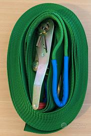 slackline kit Simond 15 m x0,5 colore verde nuovo
