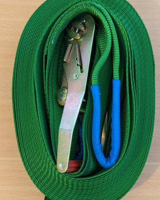 slackline kit Simond 15 m x0,5 colore verde nuovo