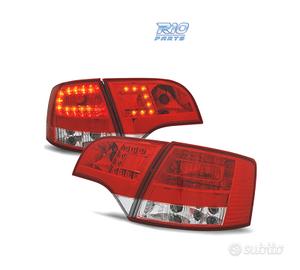 FANALI AUDI A4 B7 AVANT 05-07 LED ROSSO CROMATO