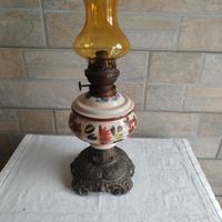 Lampada a petrolio in ceramica