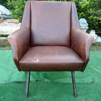 Poltrona vintage anni 60, design Minotti.