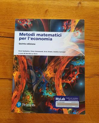 Metodi matematici per l'economia. Quinta edizione