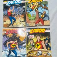Set 4 fumetti tutto Zagor - numeri 196/197/199/200