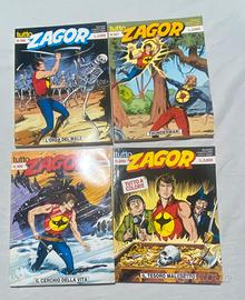 Set 4 fumetti tutto Zagor - numeri 196/197/199/200