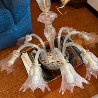 Lampadario vetro Murano 8 luci