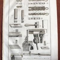 Catene - incisioni Diderot - 1700