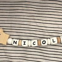 Catenella porta ciuccio per Nicola