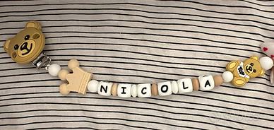 Catenella porta ciuccio per Nicola