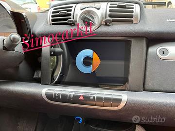 Stereo car tablet android 13 per smart fortwo W451