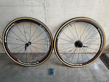 Ruote in carbonio bici da corsa + pattini carbonio