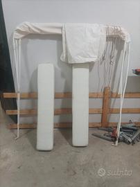 Tendalino gommone e sedute