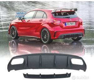 DIFFUSORE MERCEDES CLASSE A W176 AMG 12-18 LOOK A4