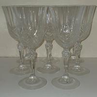 Bicchieri di cristallo vintage 