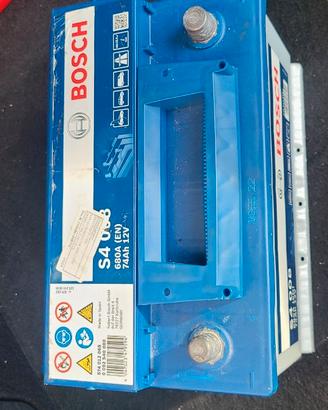 BATTERIA BOSCH 74Ah  680A 12V come nuova 